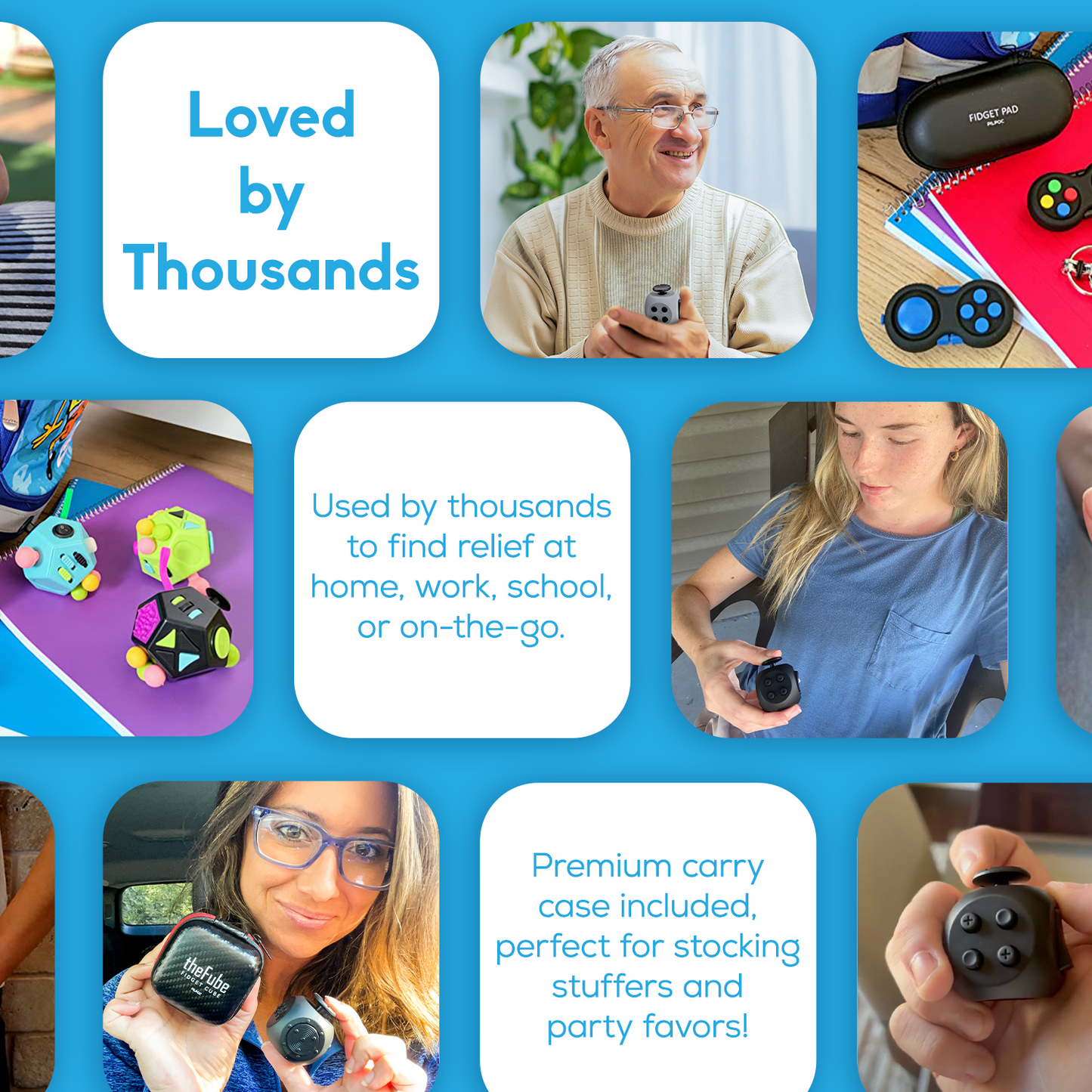 Fidget Cube - 6-sided (Deluxe)