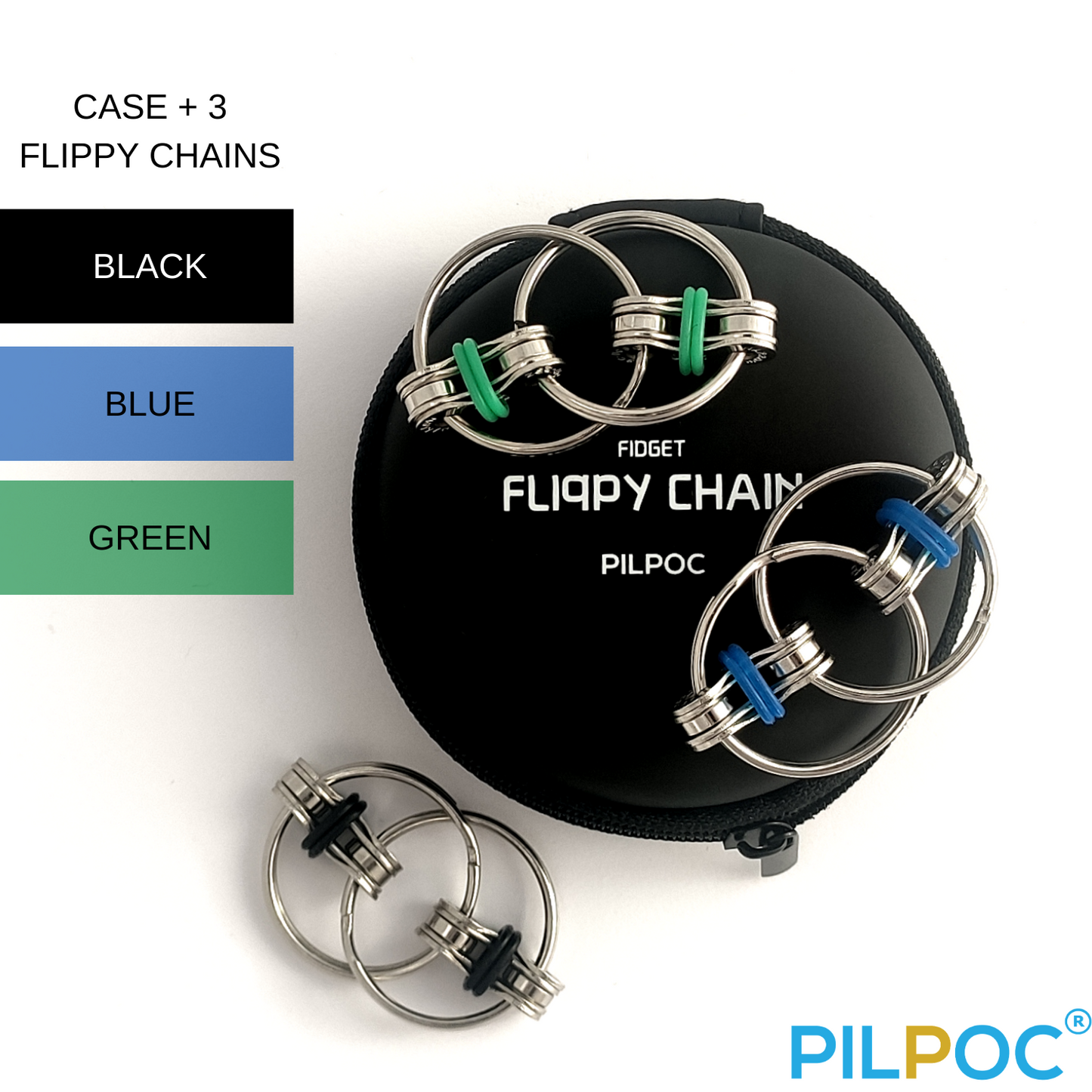 Fidget flippy chain