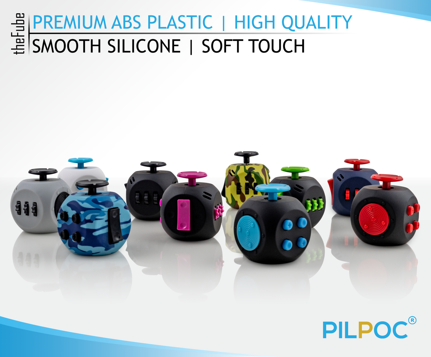 Fidget Cube - 6-sided (Deluxe)