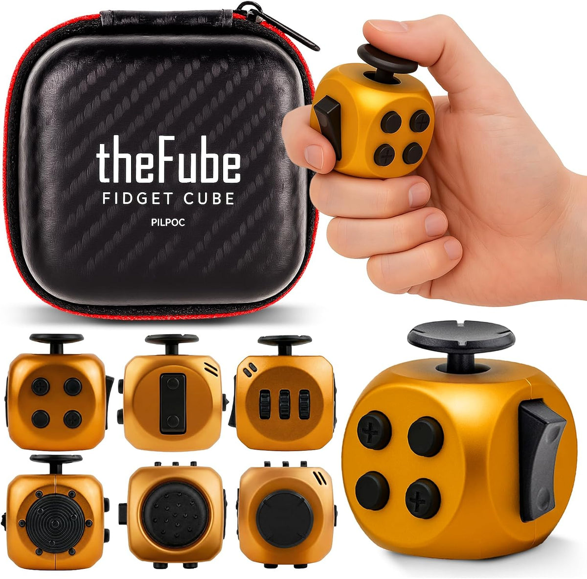 Fidget Cube - 6-sided (Deluxe)