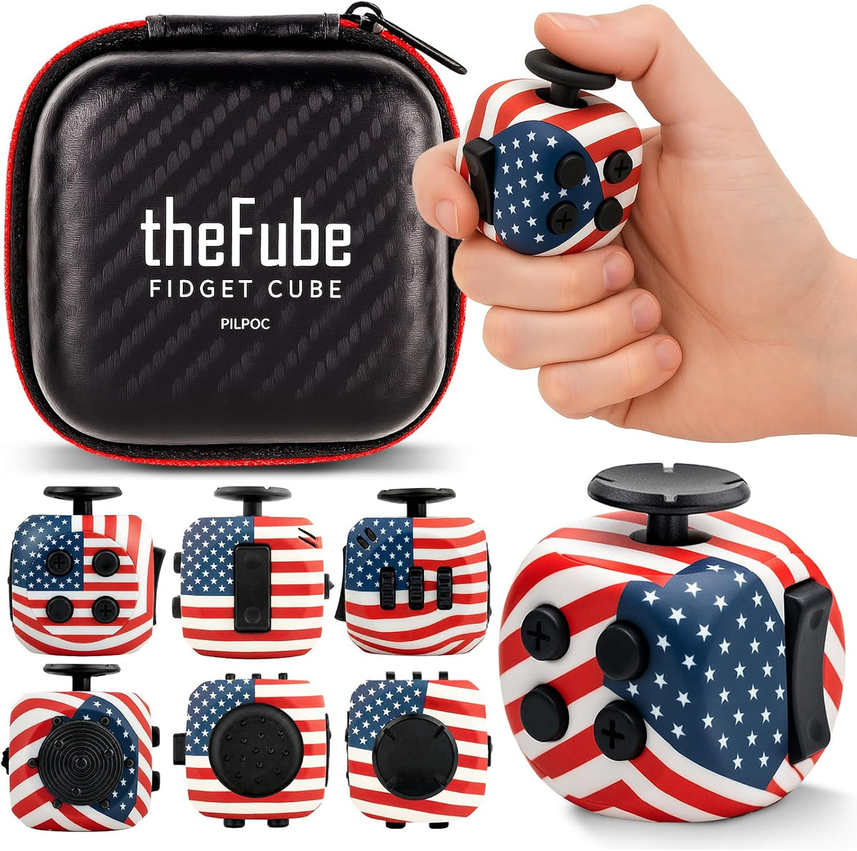 Fidget Cube - 6-sided (Deluxe)
